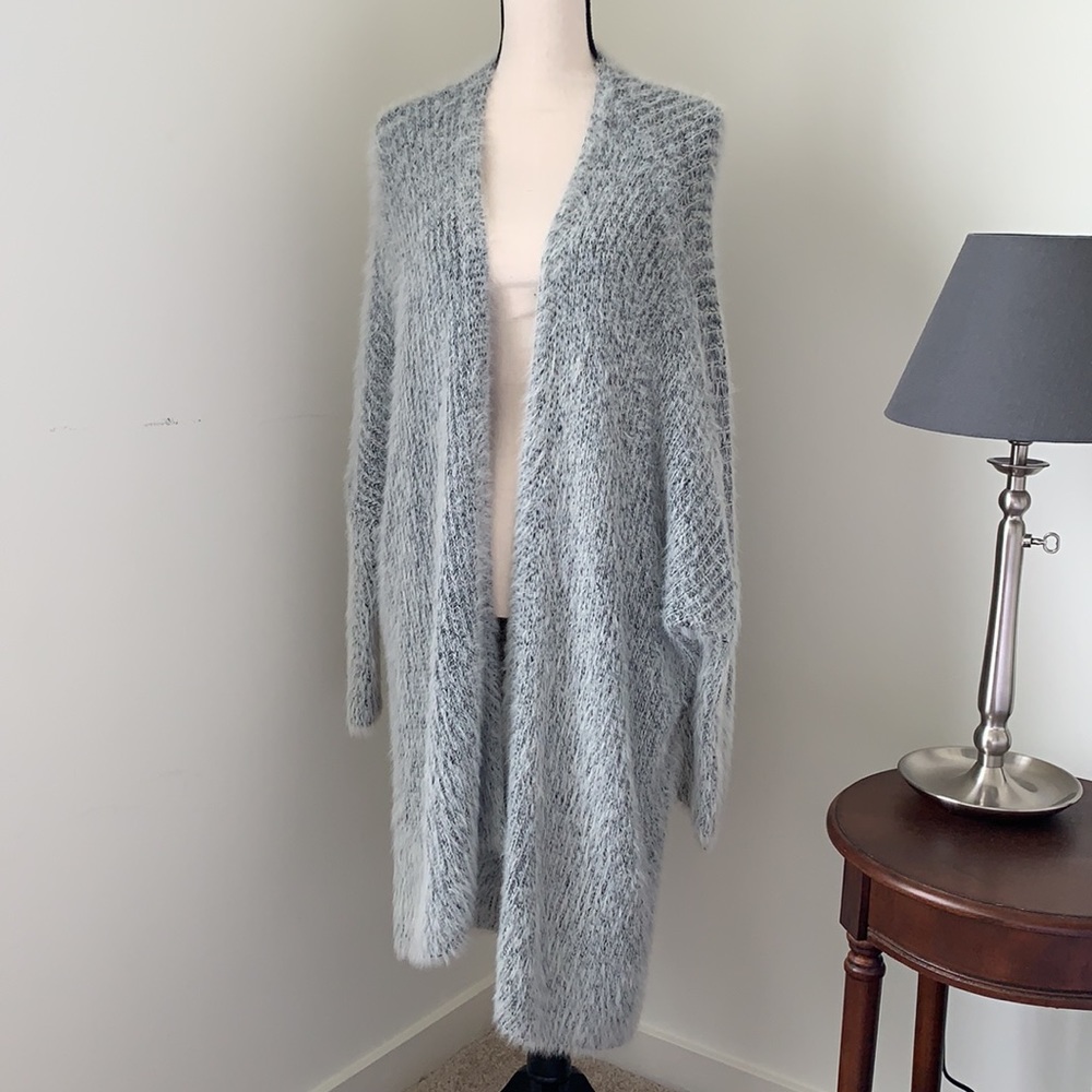 Long Fuzzy Cardigan